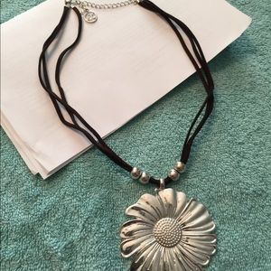 Sunflower necklace